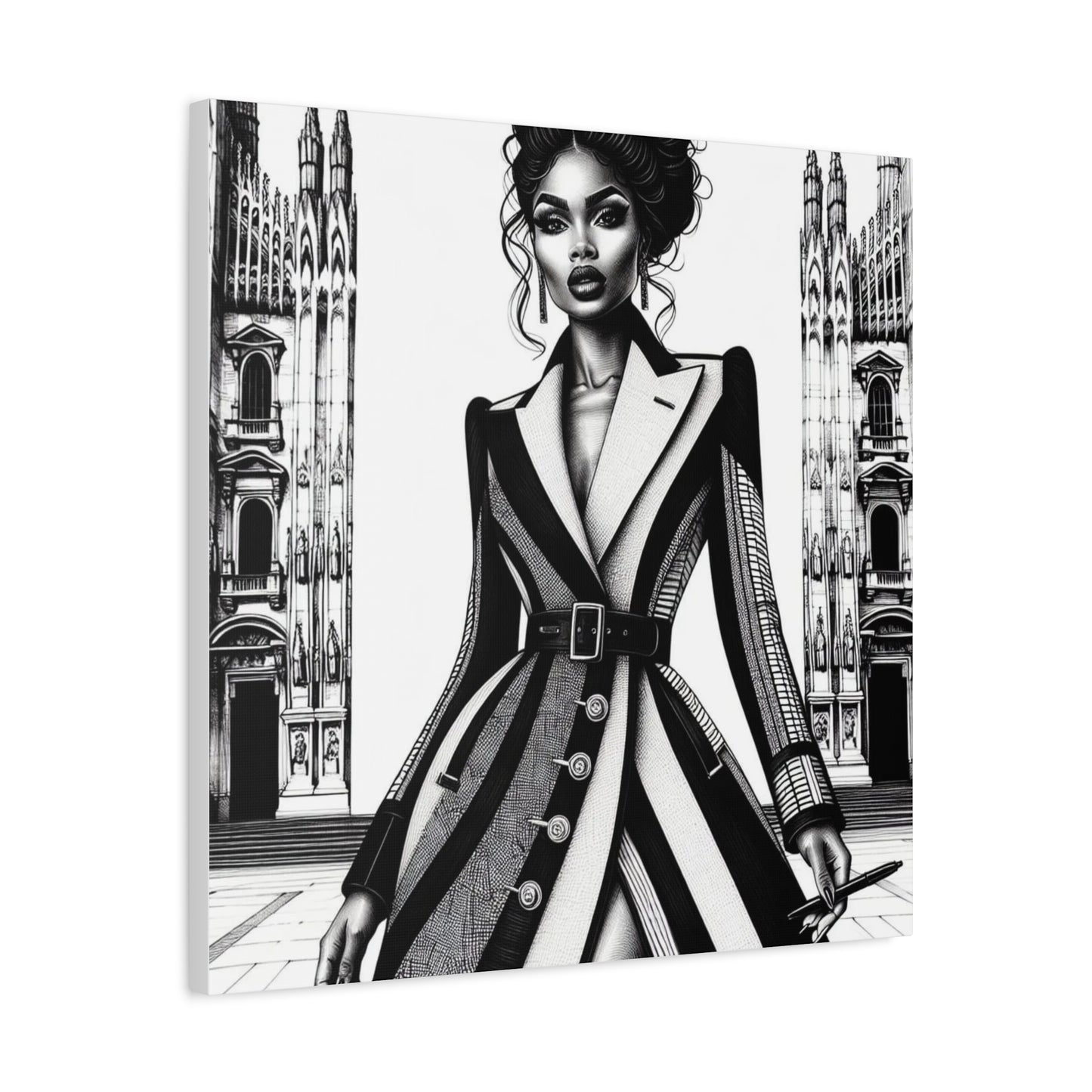 Beautiful Black Woman Canvas Art