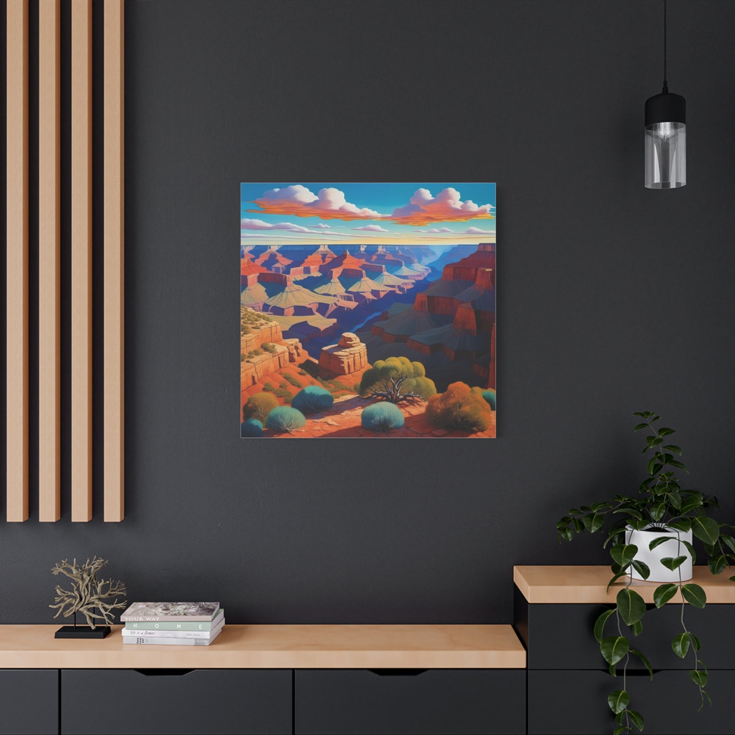 Canvas Print - Grand Canyon Abstract Art 3
