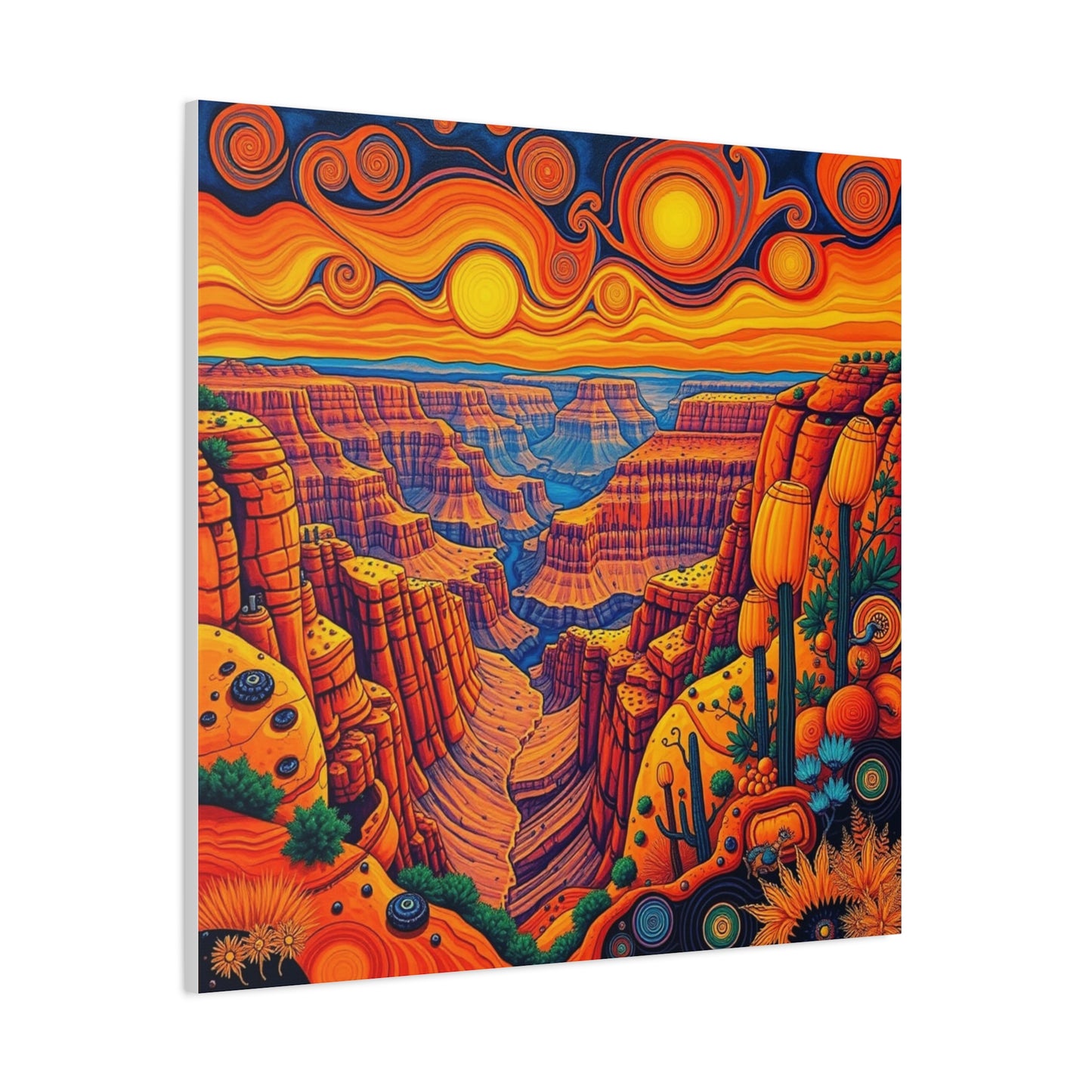 Canvas Print - Grand Canyon Abstract Art