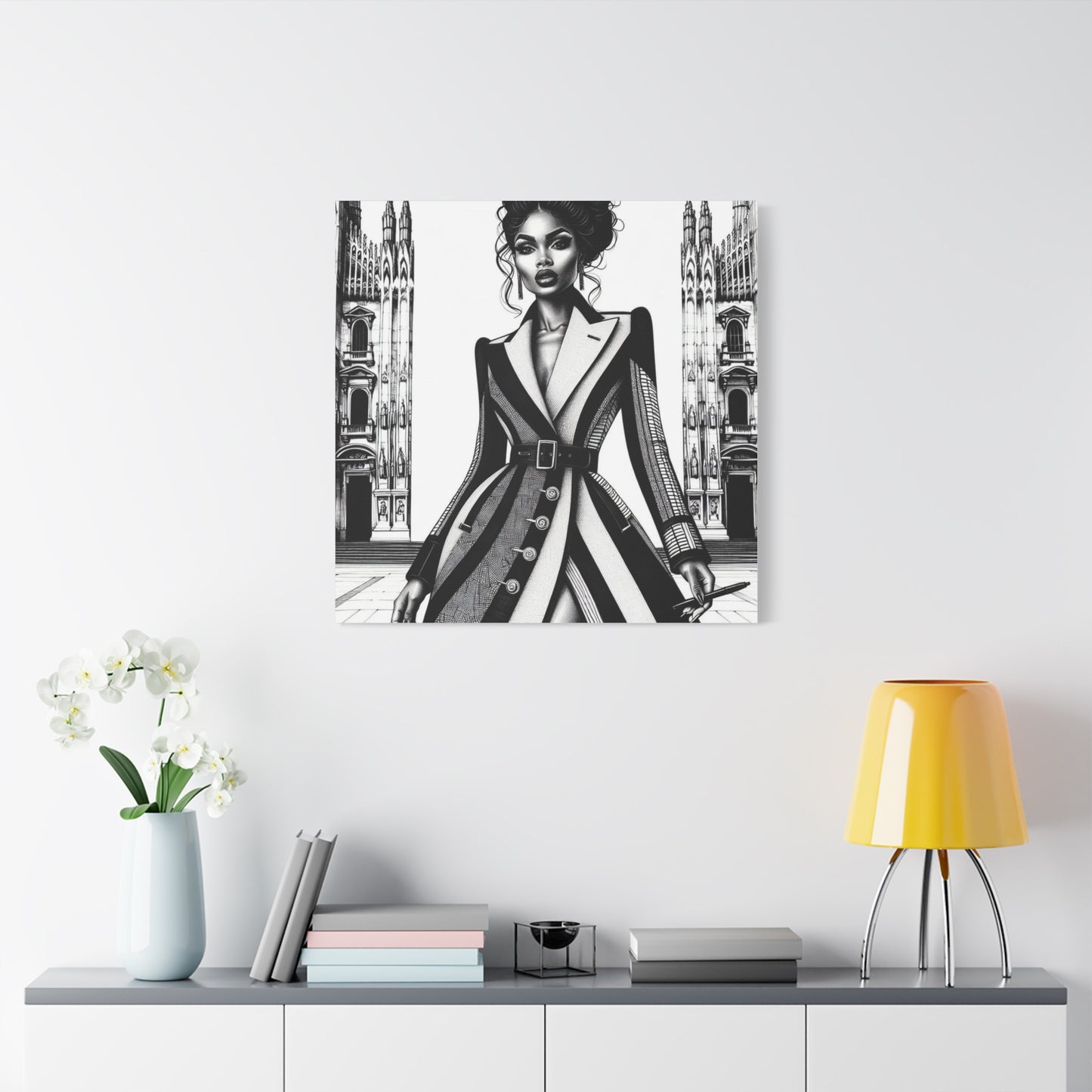 Beautiful Black Woman Canvas Art