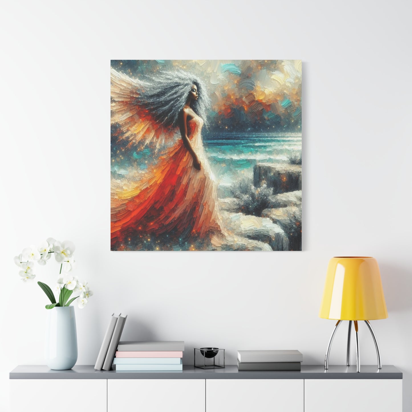 Beautiful Black Woman Canvas Art