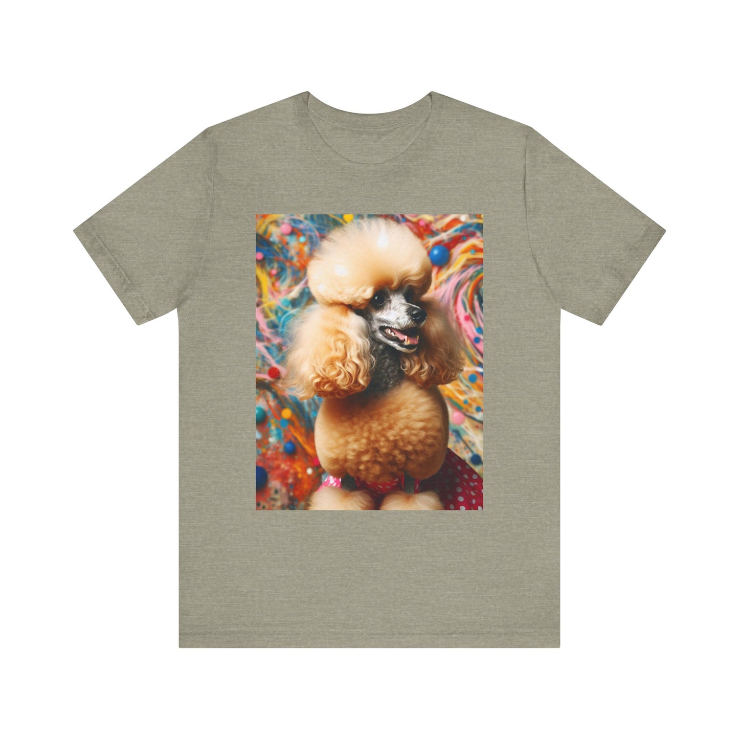 Retro Colorful Poodle Tee - Unisex Shirt