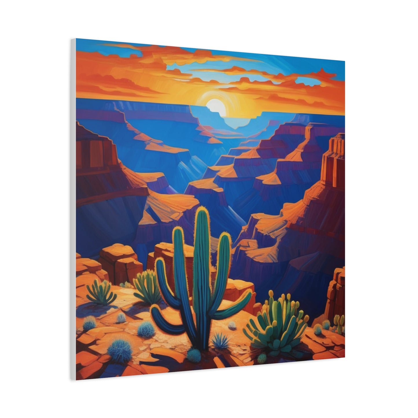 Canvas Print - Grand Canyon Abstract Art 4