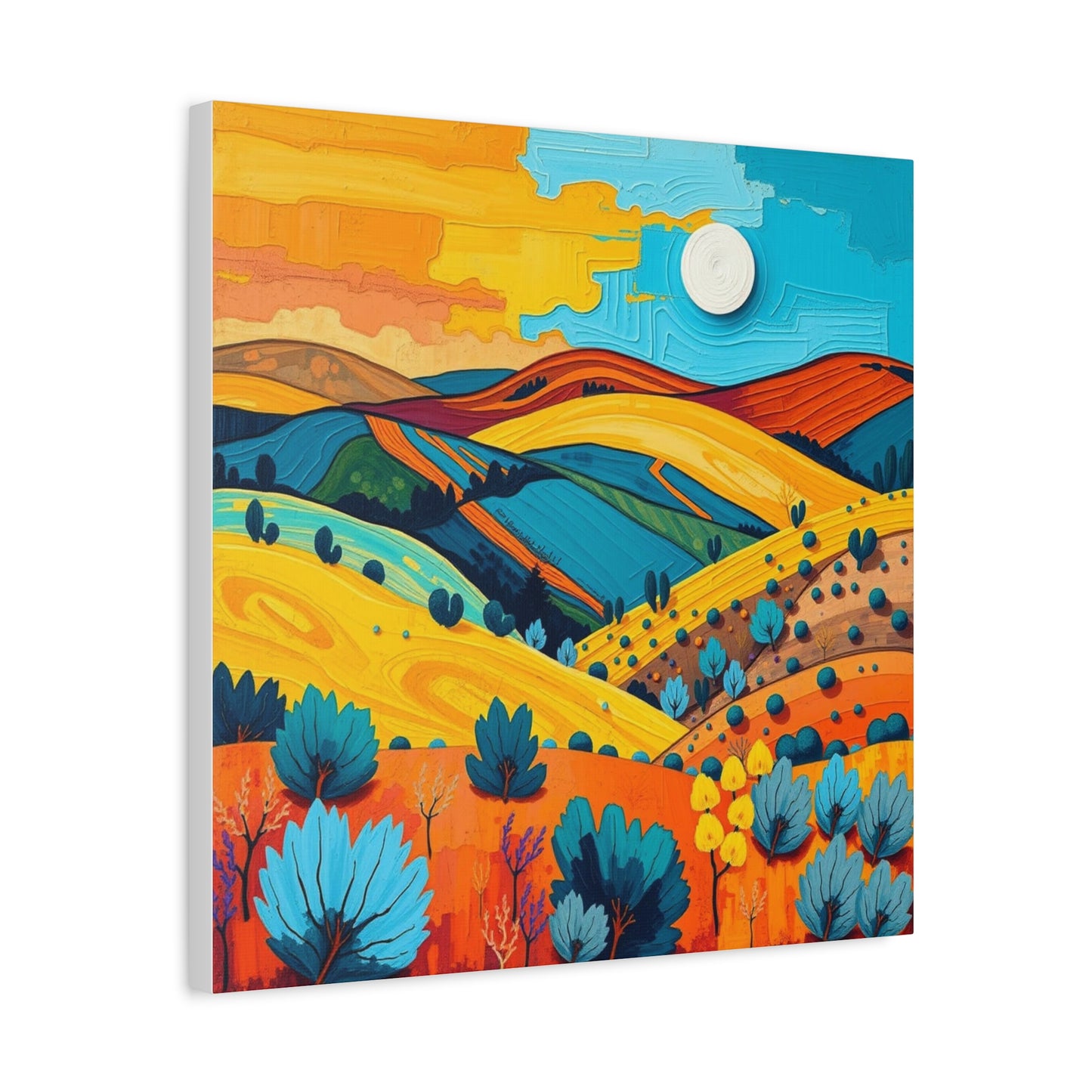 Canvas Print -Abstract 1 Southwest Landscape Wall Art
