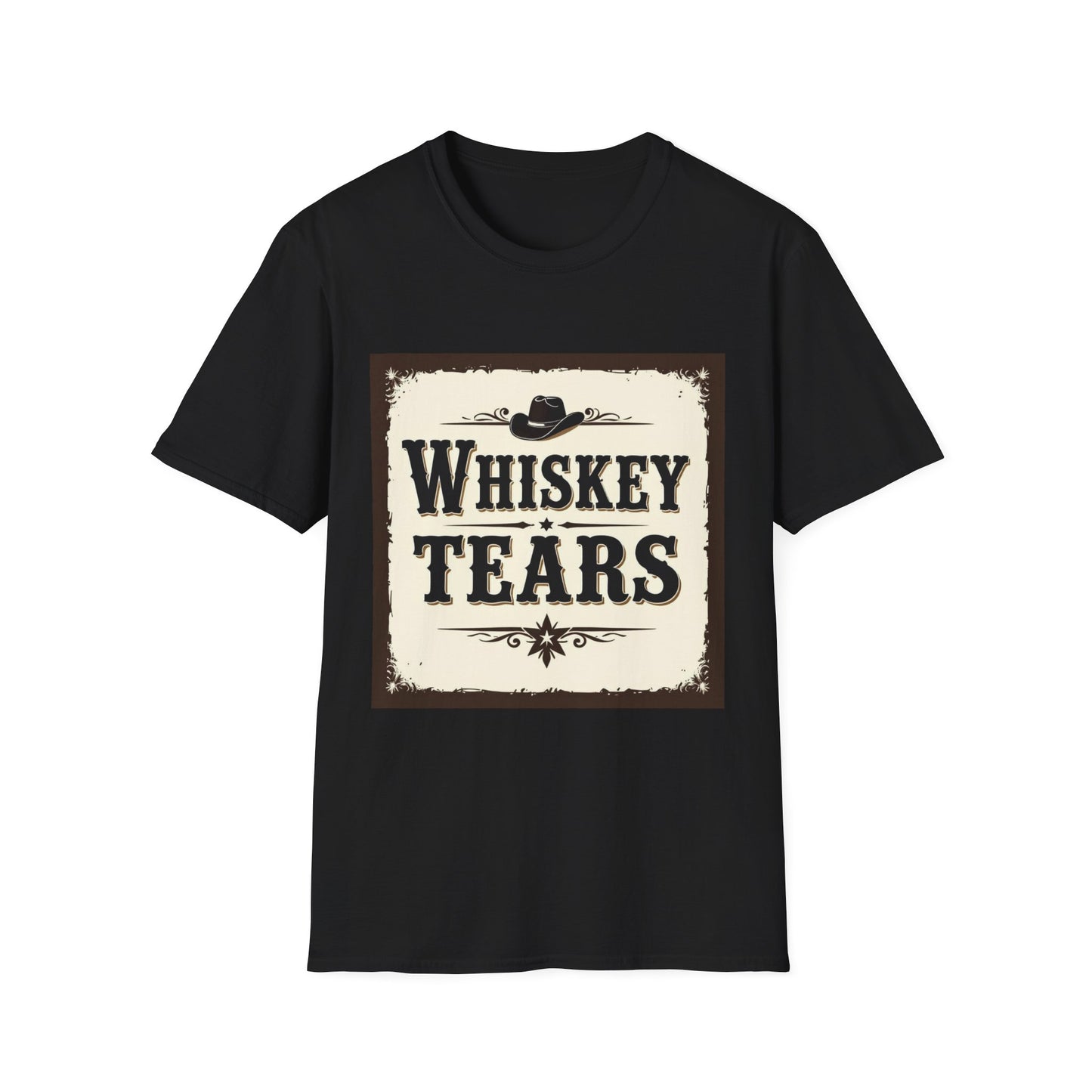 Whiskey Tears Western Boho, Unisex T-Shirt,
