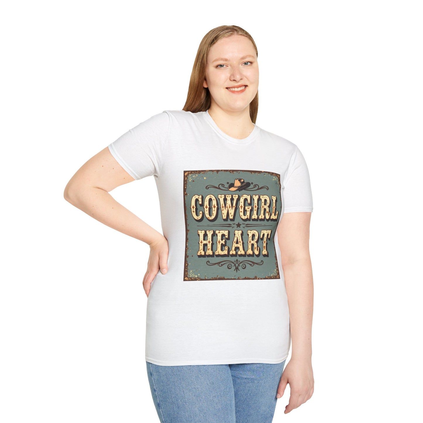 Cowgirl Heart Western Boho, Unisex T-Shirt,