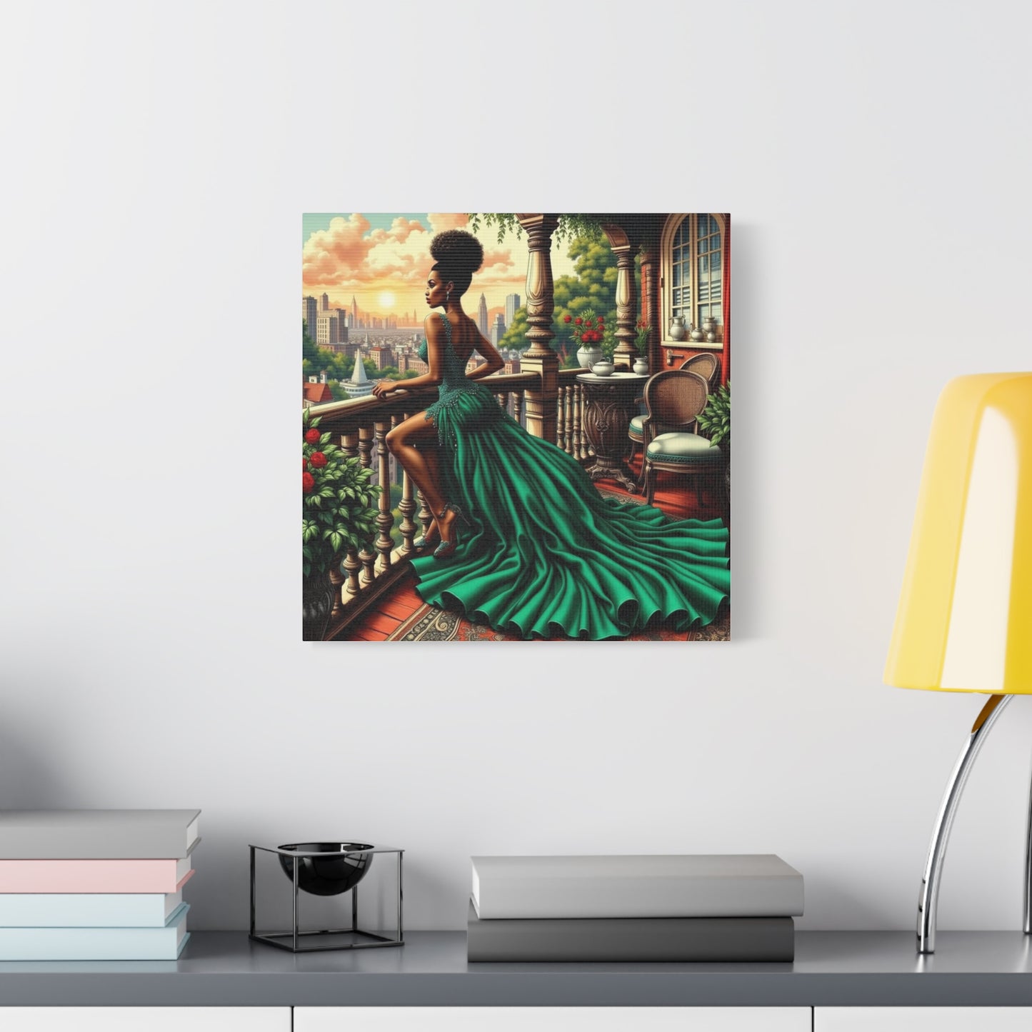 Beautiful Black Woman Canvas Art