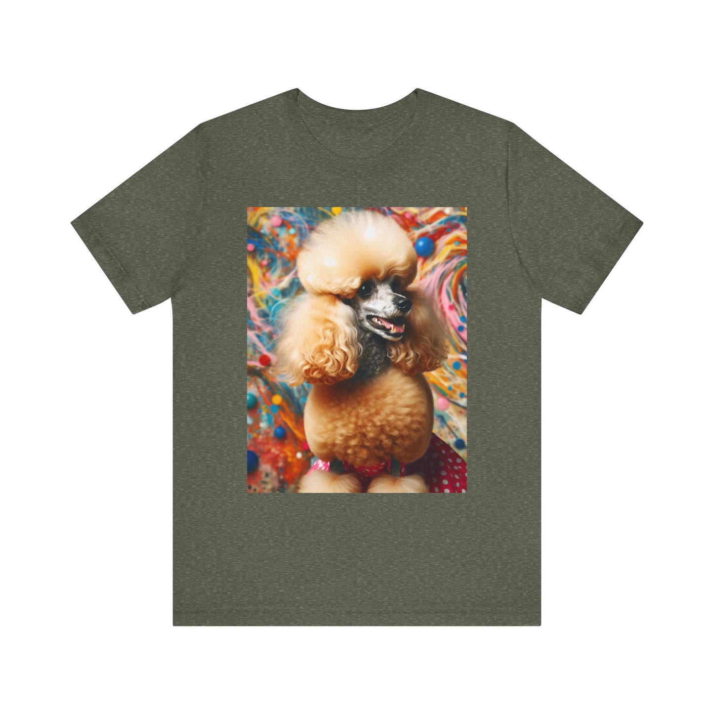 Retro Colorful Poodle Tee - Unisex Shirt
