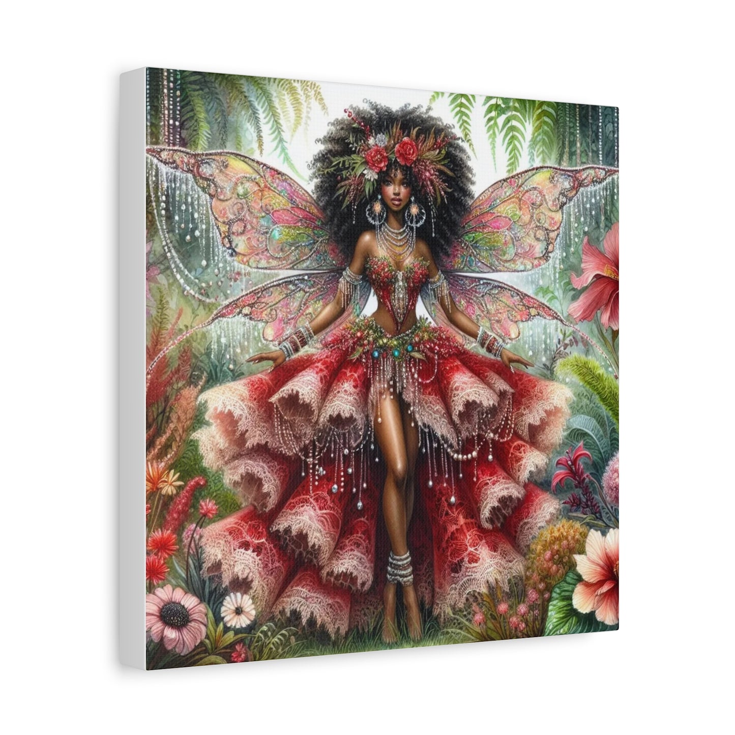 Beautiful Black Woman Canvas Art