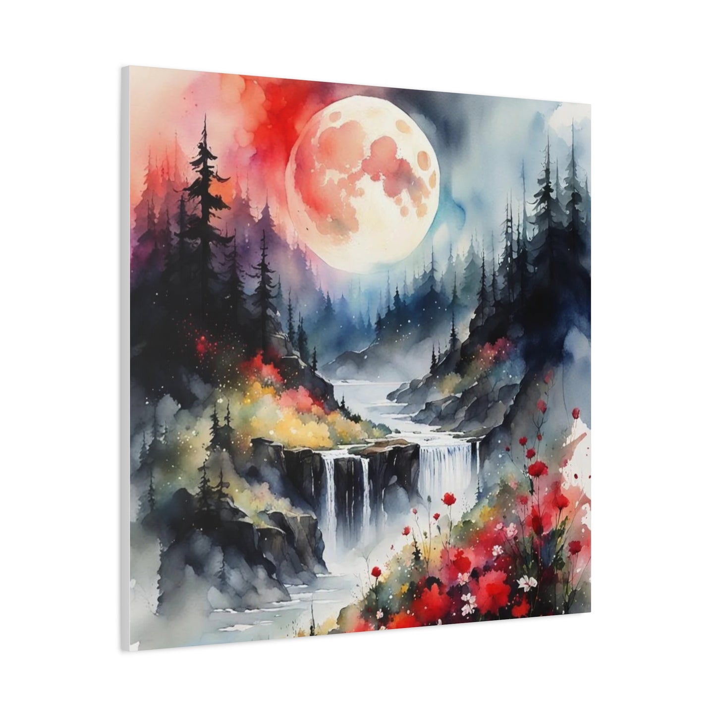 Large Moon Asian Abstract Art