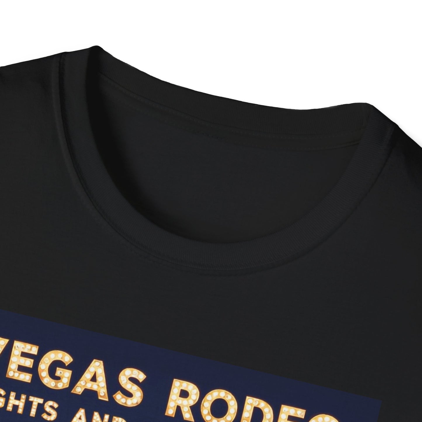 Vegas Rodeo Lights and Rhinestones Western Boho, Unisex T-Shirt,