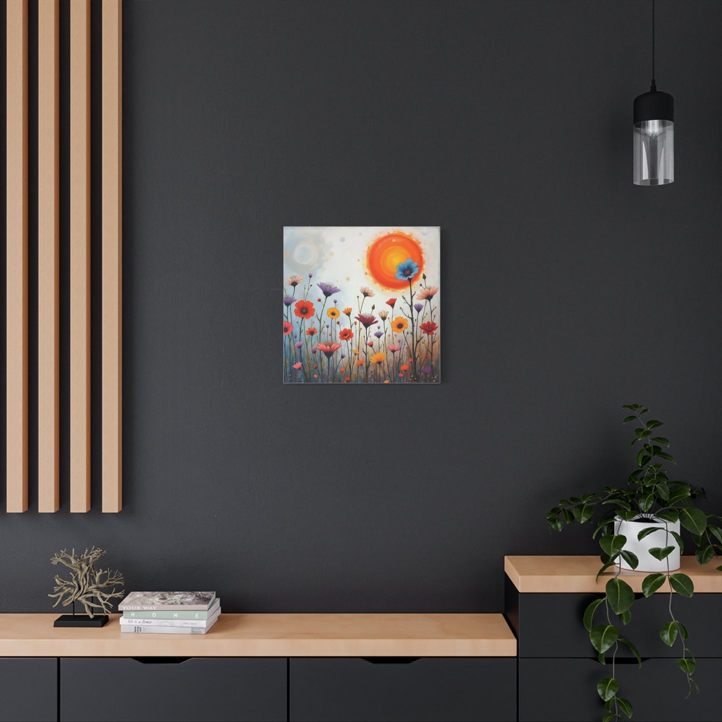 Flowers in the Sun Abstract Art