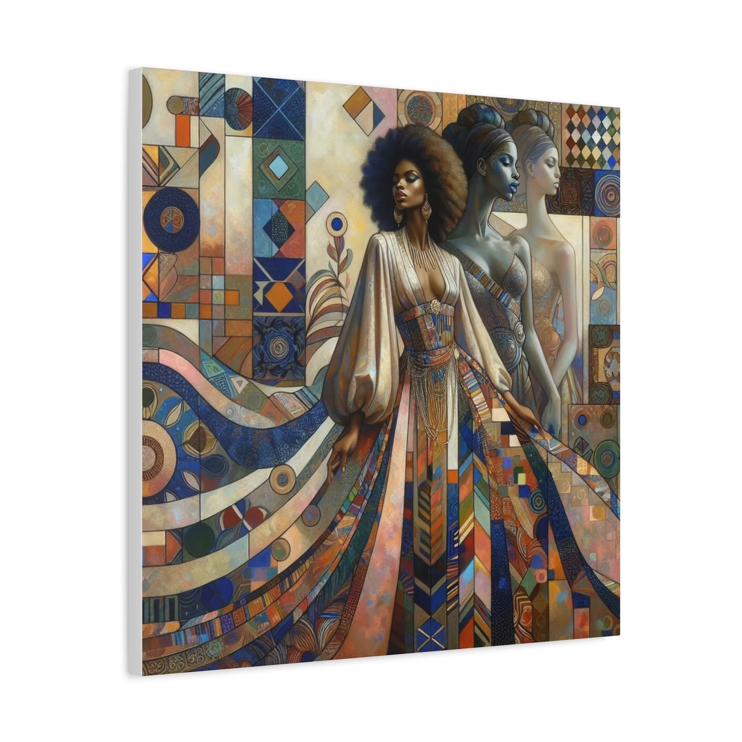 Beautiful Black Woman Canvas Art
