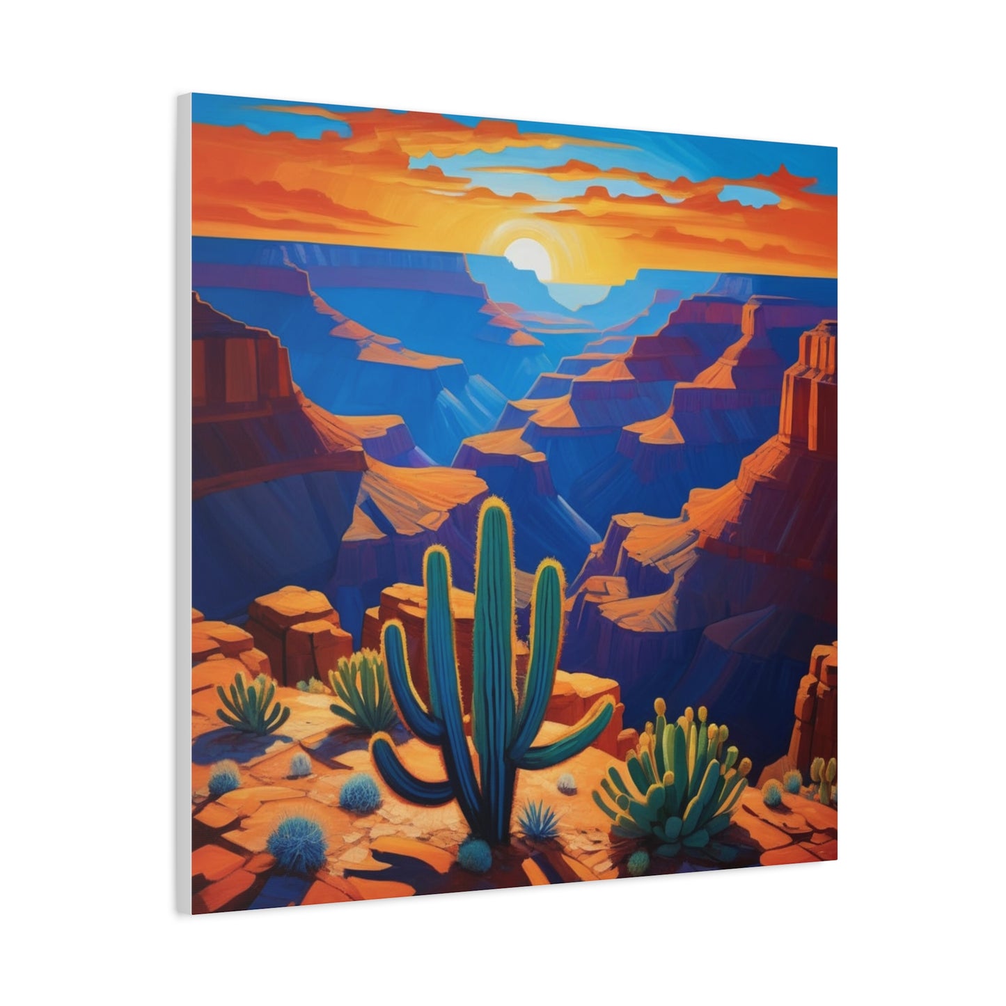 Canvas Print - Grand Canyon Abstract Art 4