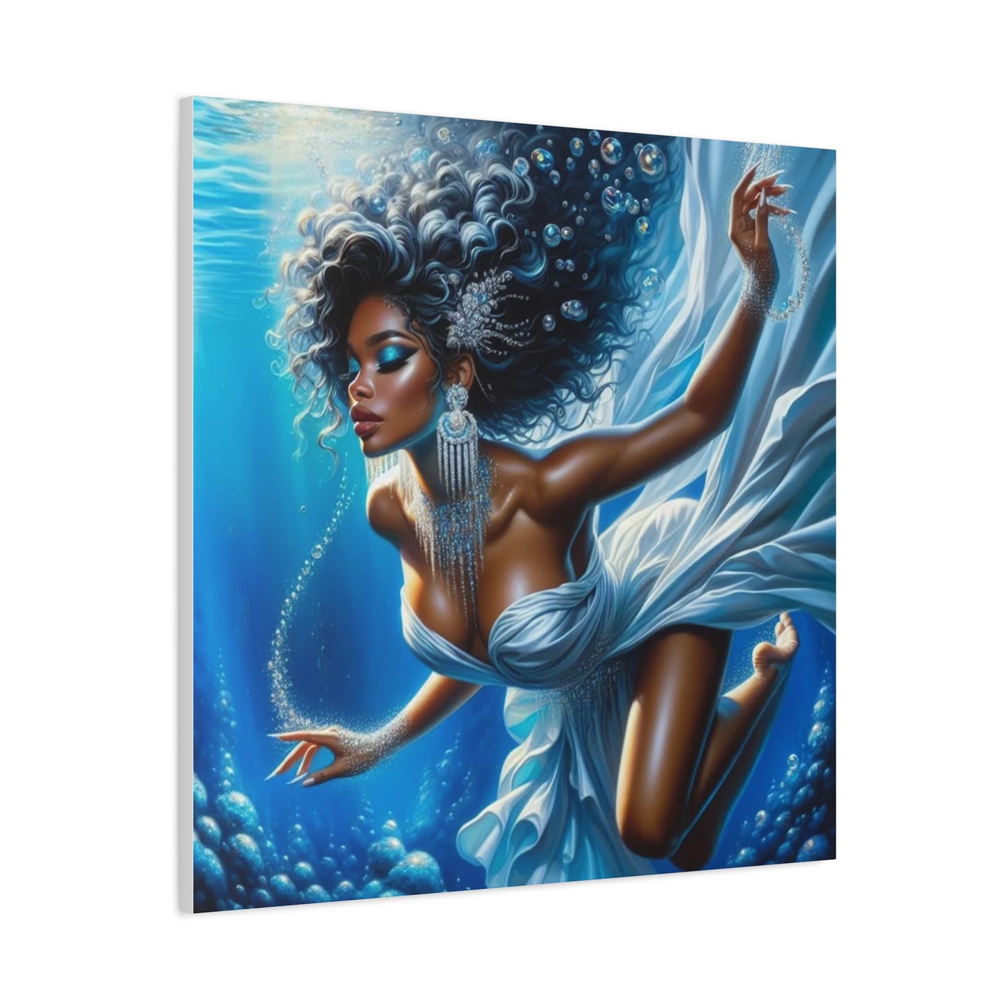 Beautiful Black Woman Canvas Art