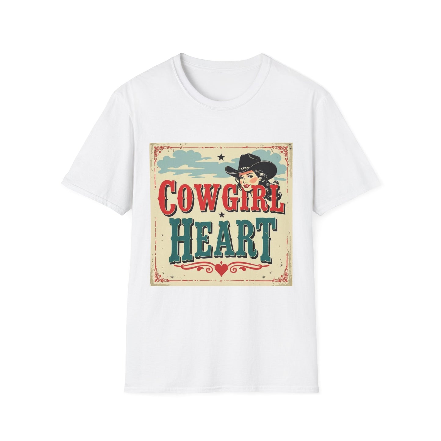 Cowgirl Heart Western Boho, Unisex T-Shirt,