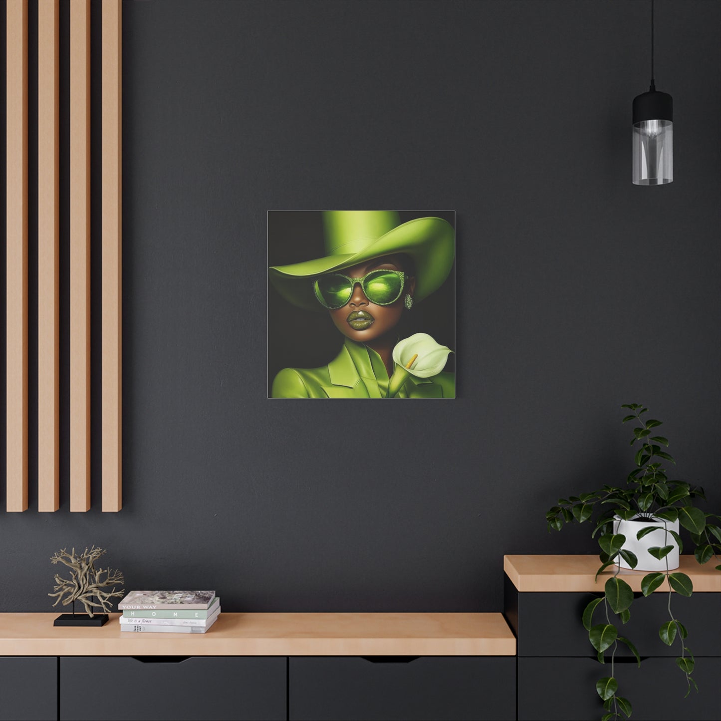 Beautiful Black Woman Canvas Art