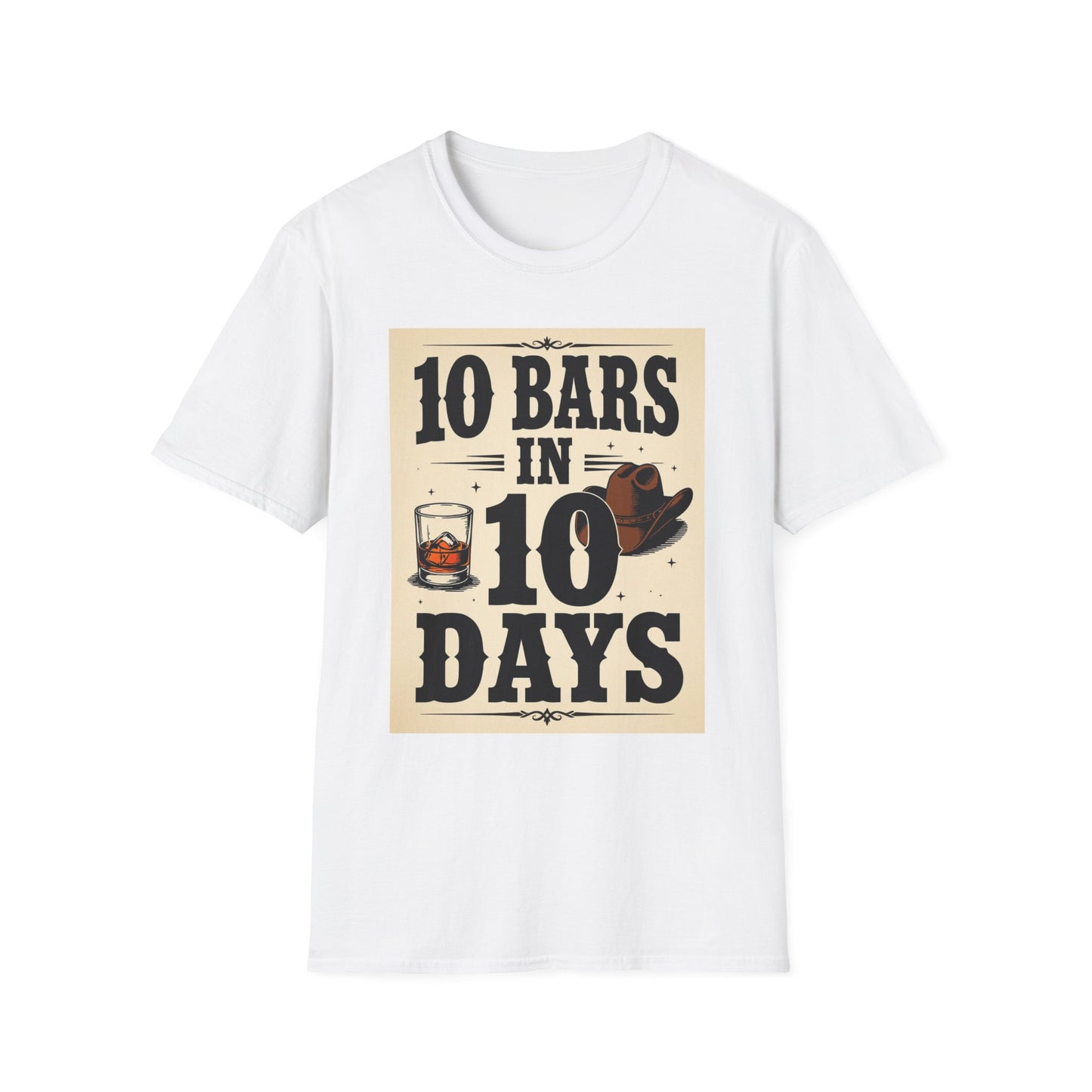 10 bars In 10 Days Western Boho, Unisex T-Shirt,