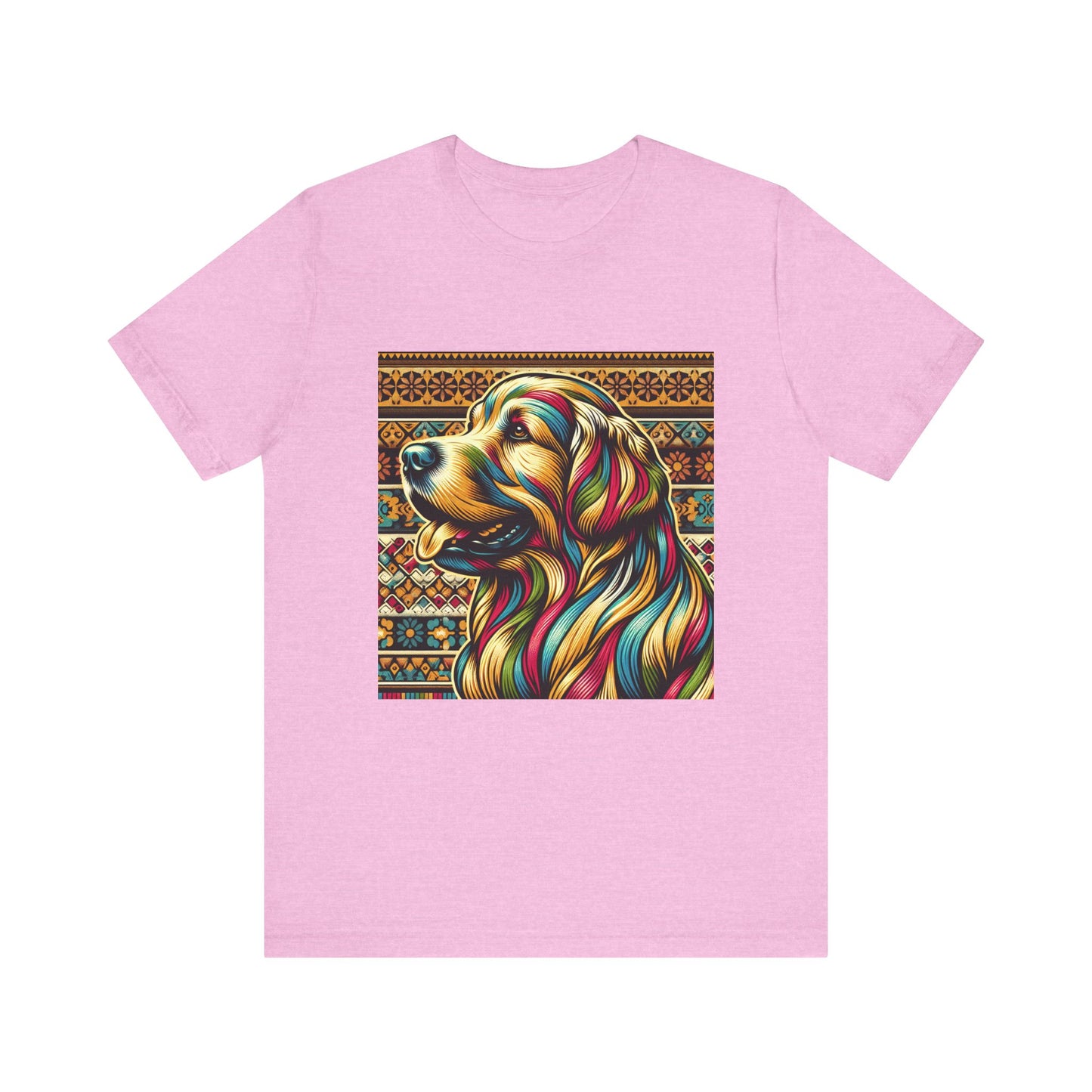 Retro Colorful Golden Retiever Tee - Unisex Shirt