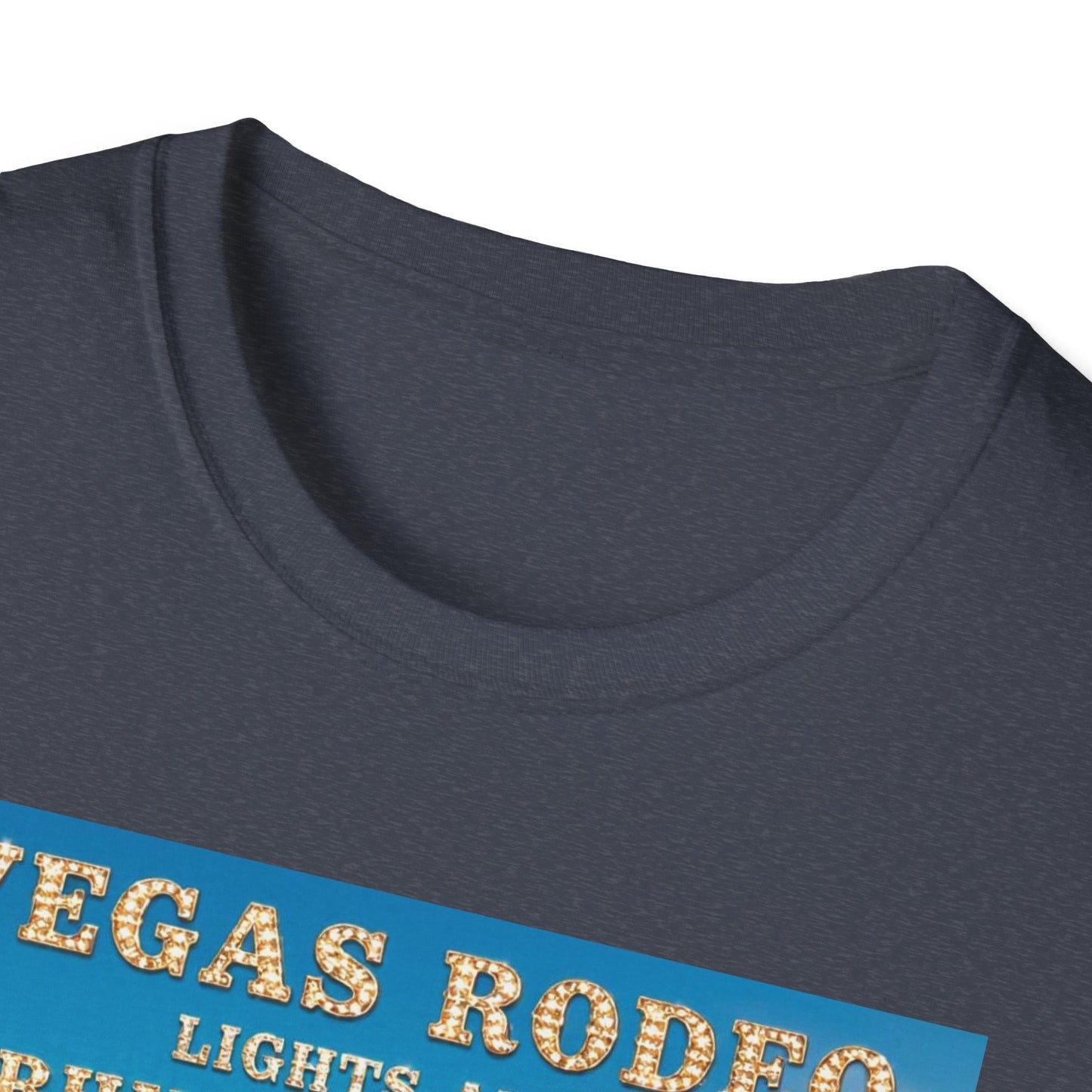 Vegas Rodeo Lights and Rhinestones Western Boho, Unisex T-Shirt,