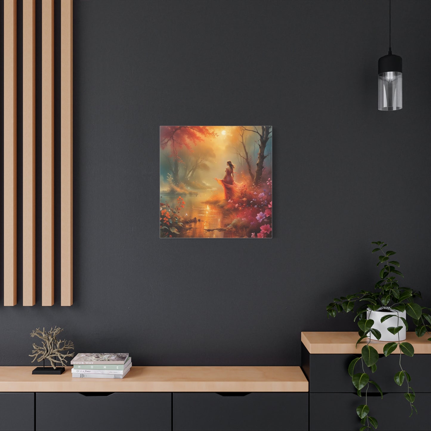 Canvas Print -Shimmer in the Morning Wall Art