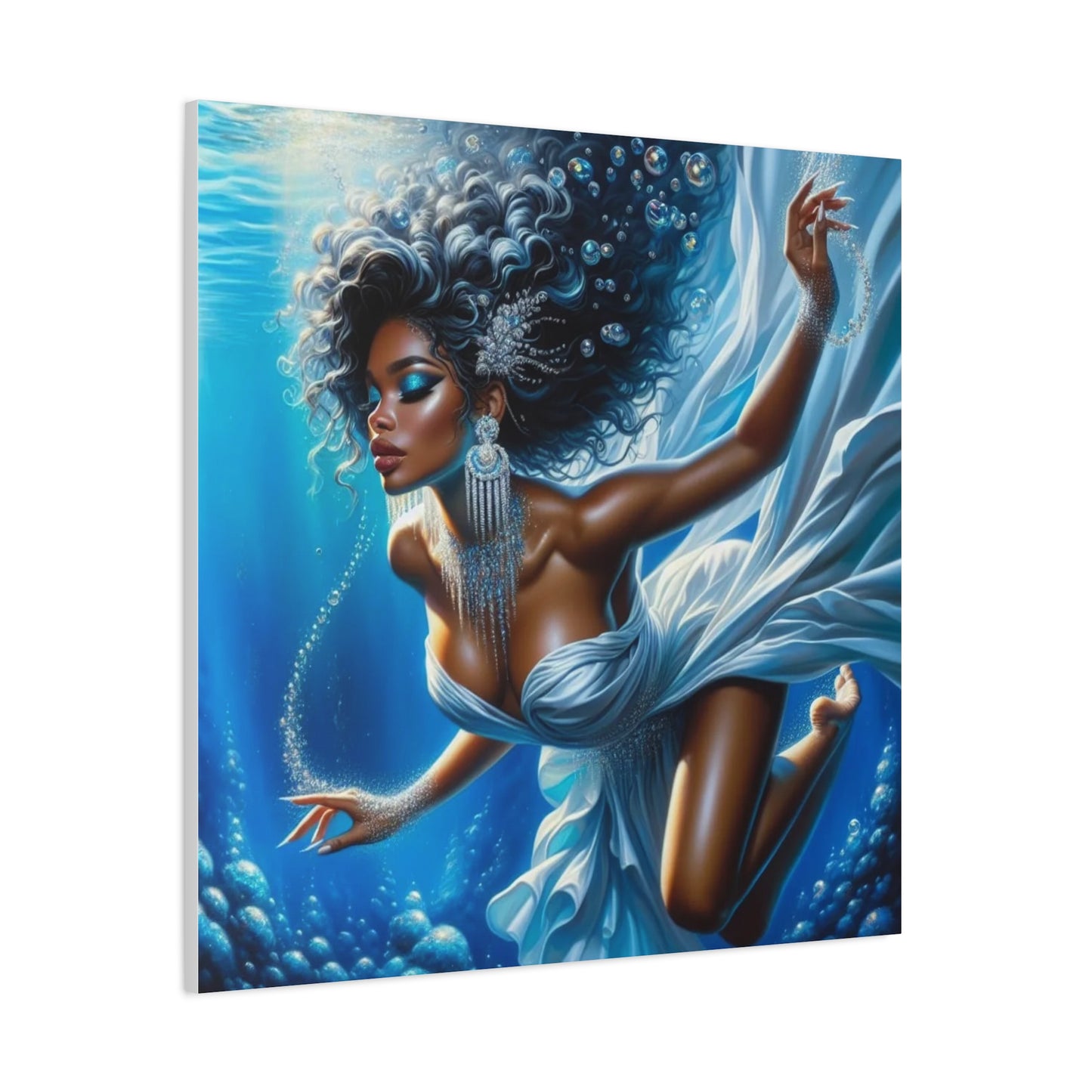 Beautiful Black Woman Canvas Art