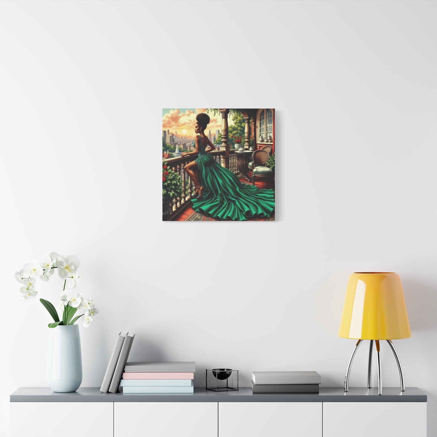 Beautiful Black Woman Canvas Art