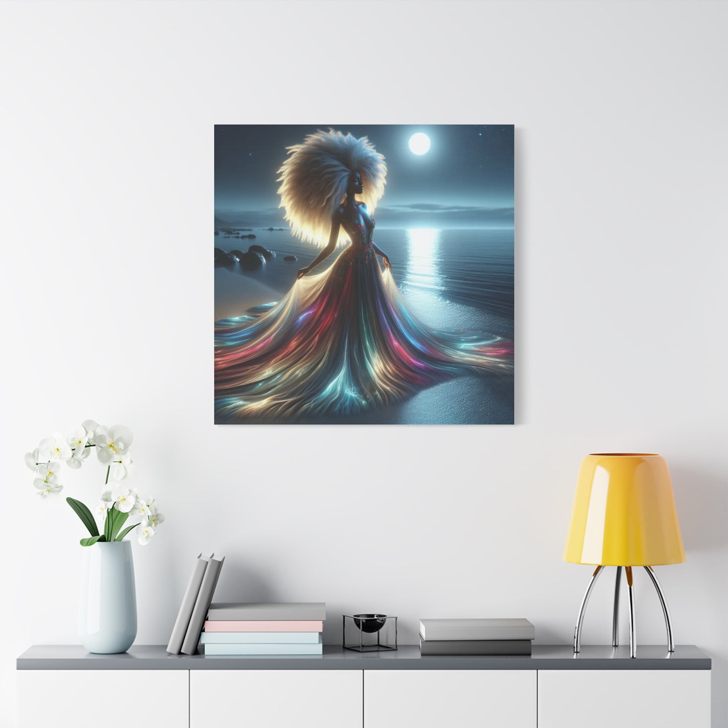 Beautiful Black Woman Canvas Art