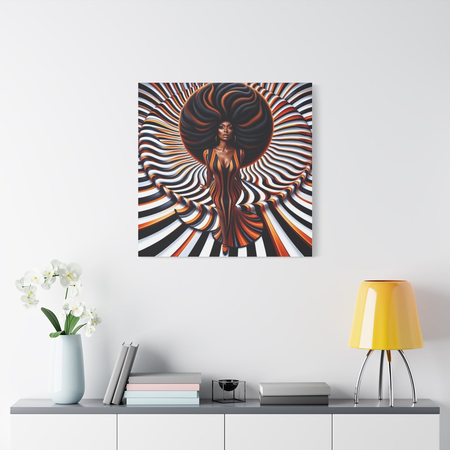 Beautiful Black Woman Canvas Art