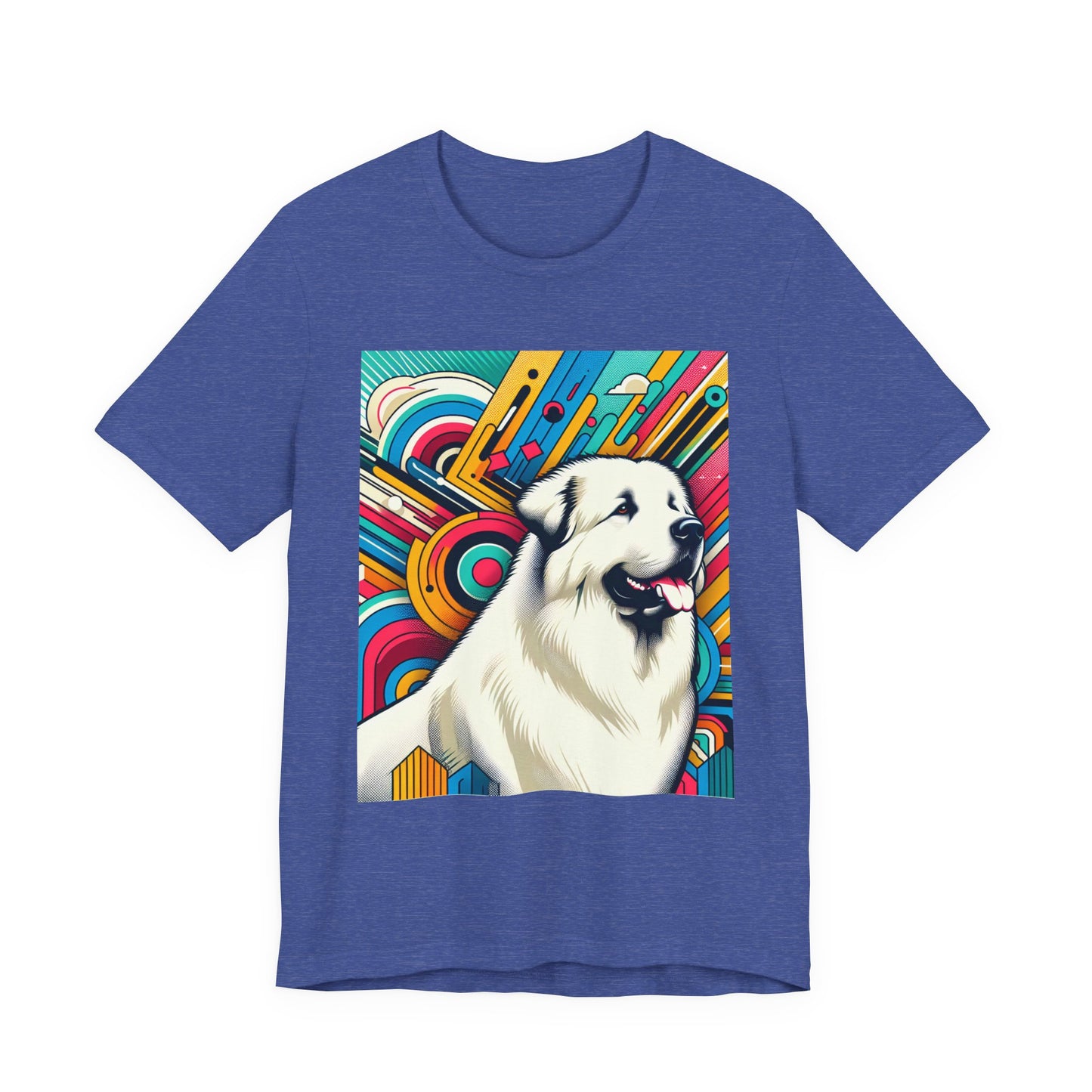 Retro Colorful Great PyreneesTee - Unisex Shirt