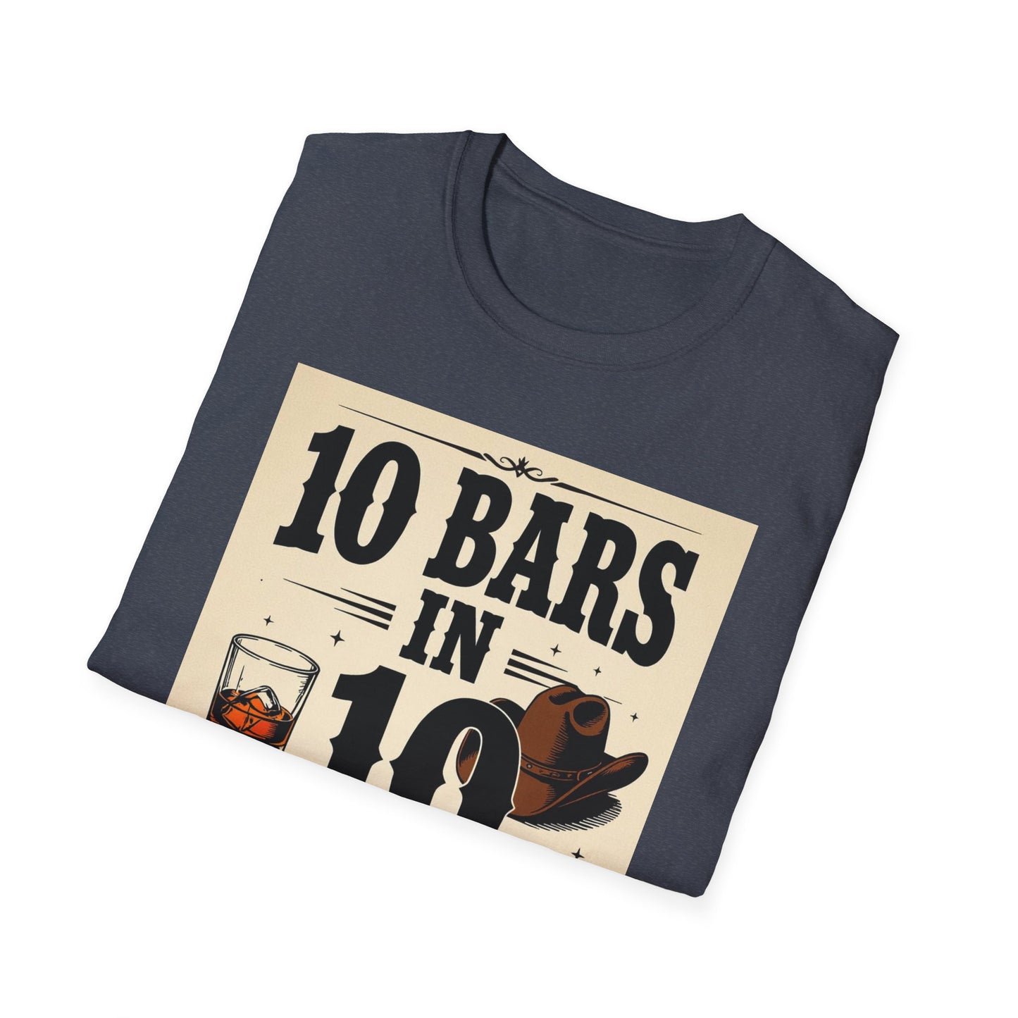 10 bars In 10 Days Western Boho, Unisex T-Shirt,
