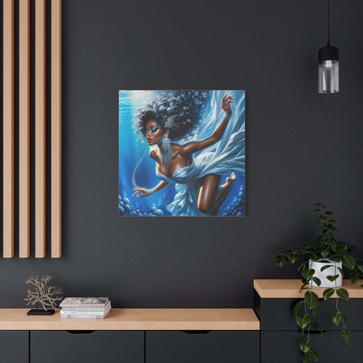 Beautiful Black Woman Canvas Art