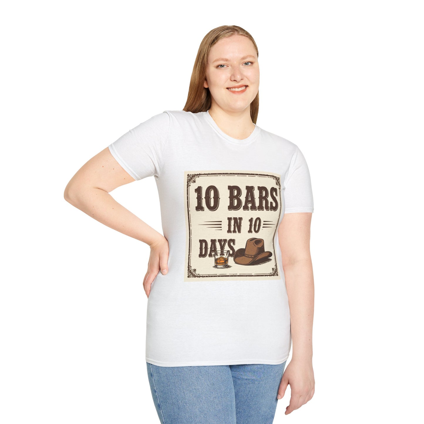 10 bars In 10 Days Western Boho, Unisex T-Shirt,