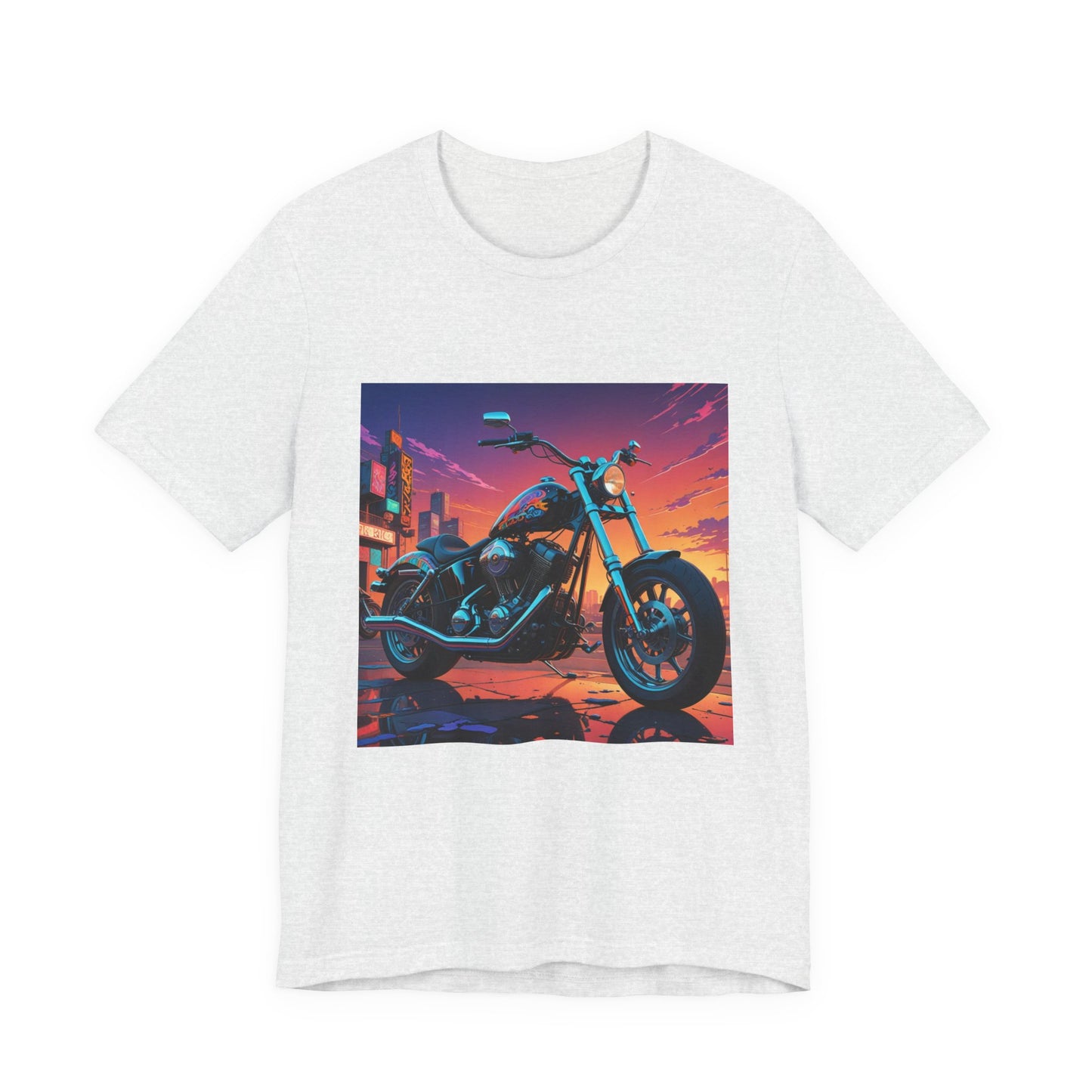 Chopper Abstract Background Tee