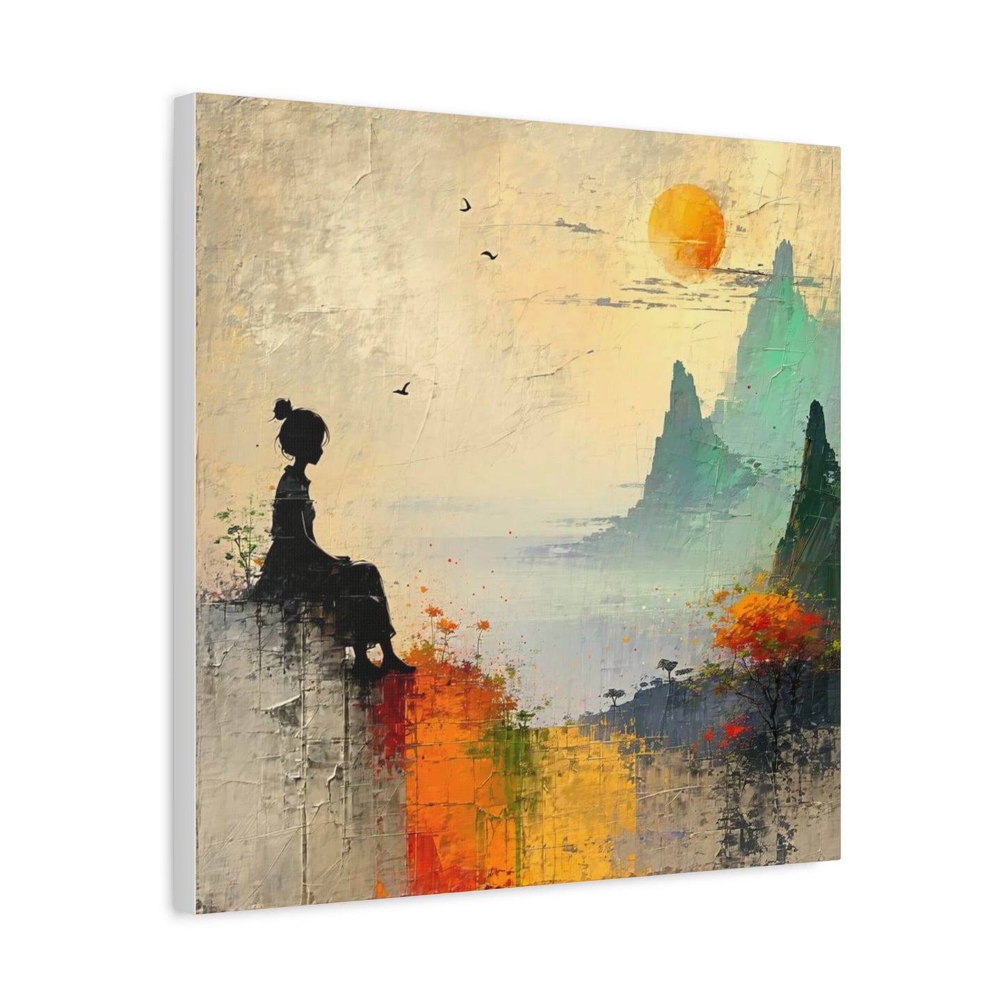 Mountain View Abstract Art