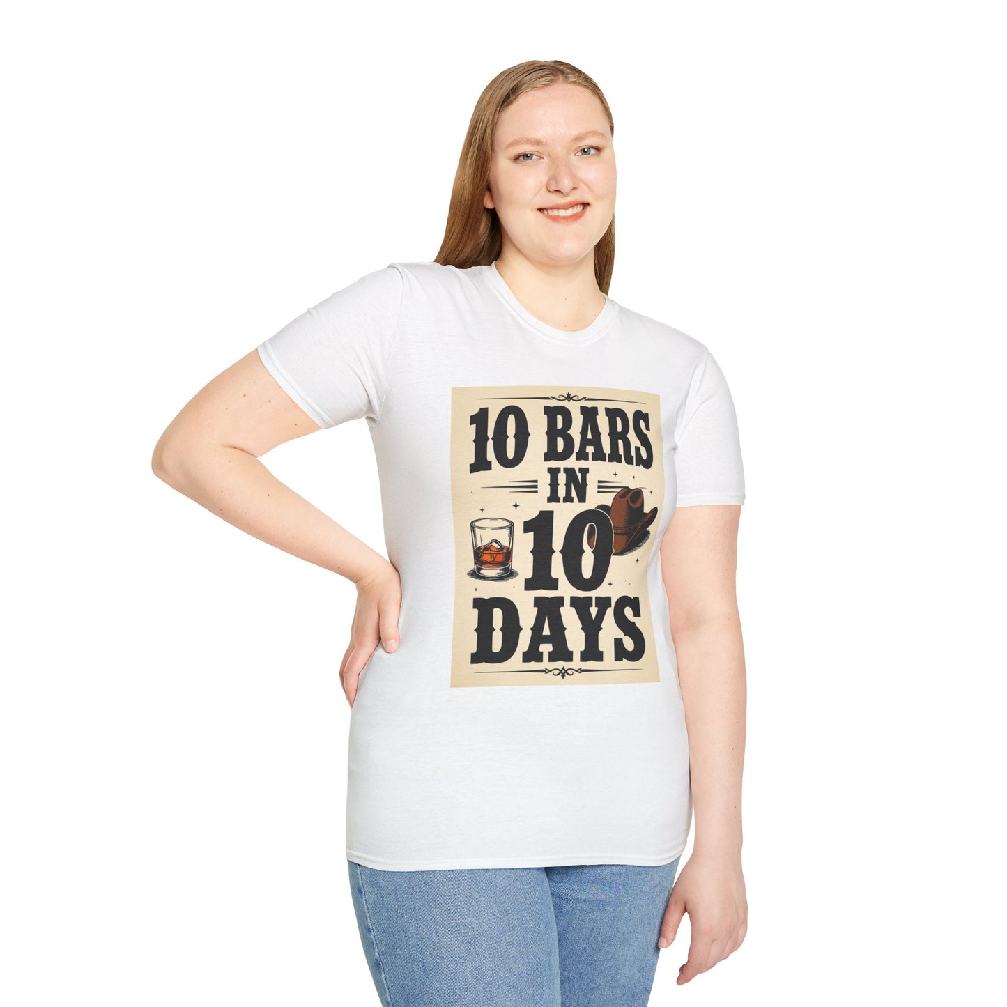 10 bars In 10 Days Western Boho, Unisex T-Shirt,