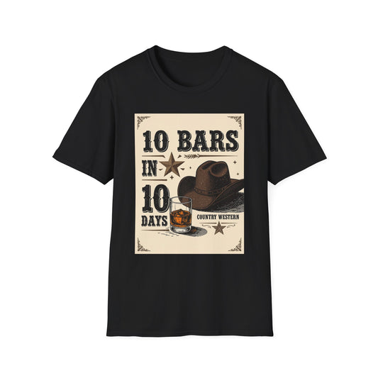 10 bars In 10 Days Western Boho, Unisex T-Shirt,