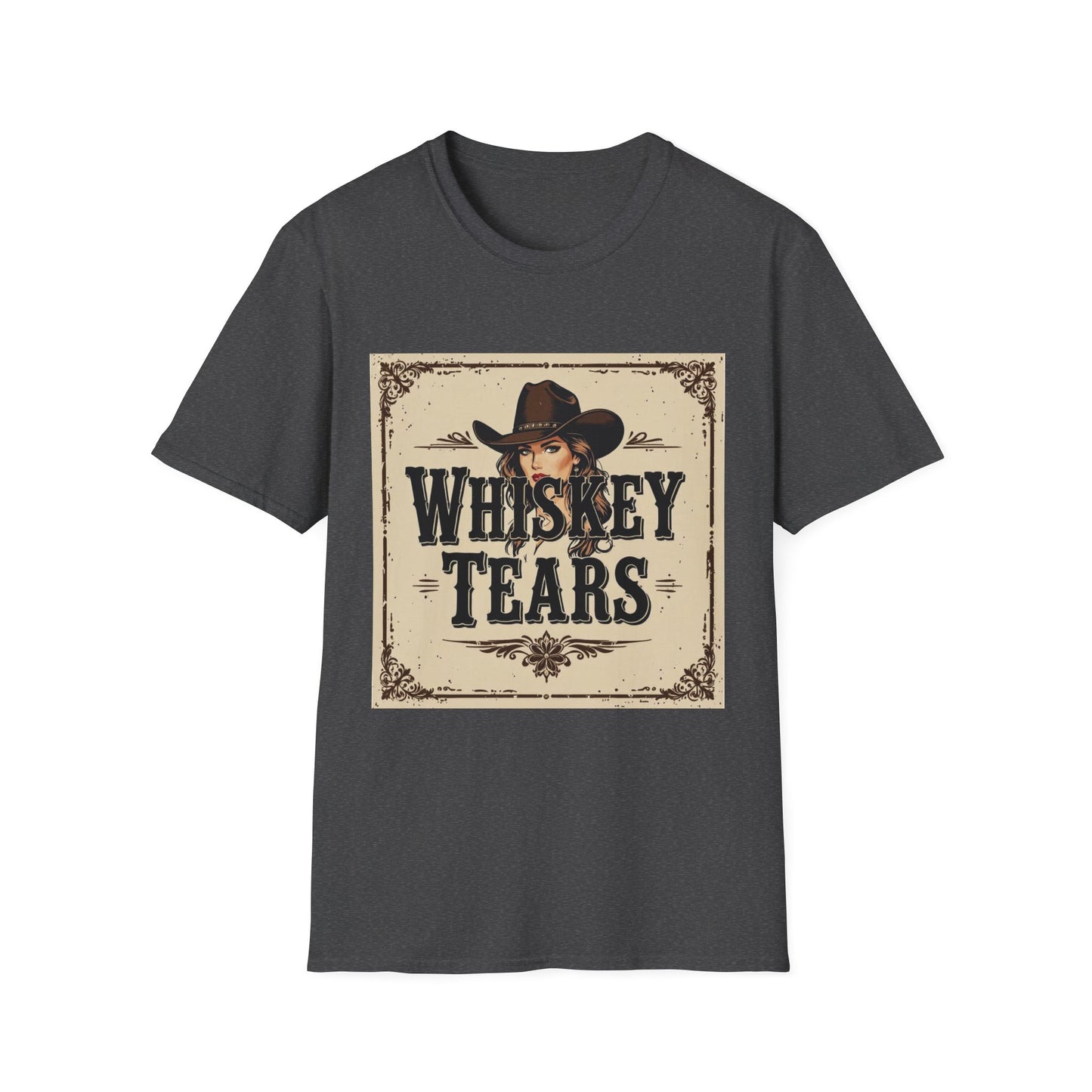 Whiskey Tears Western Boho, Unisex T-Shirt,
