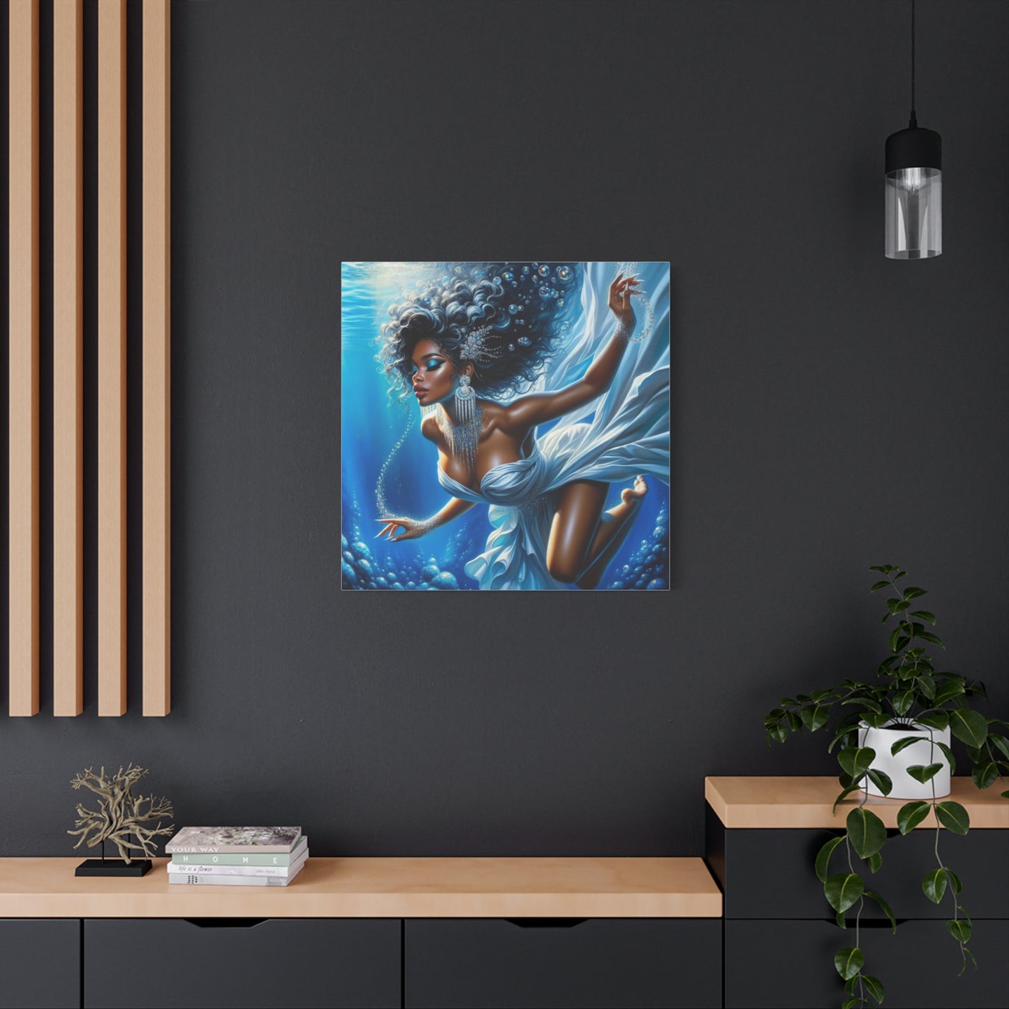 Beautiful Black Woman Canvas Art