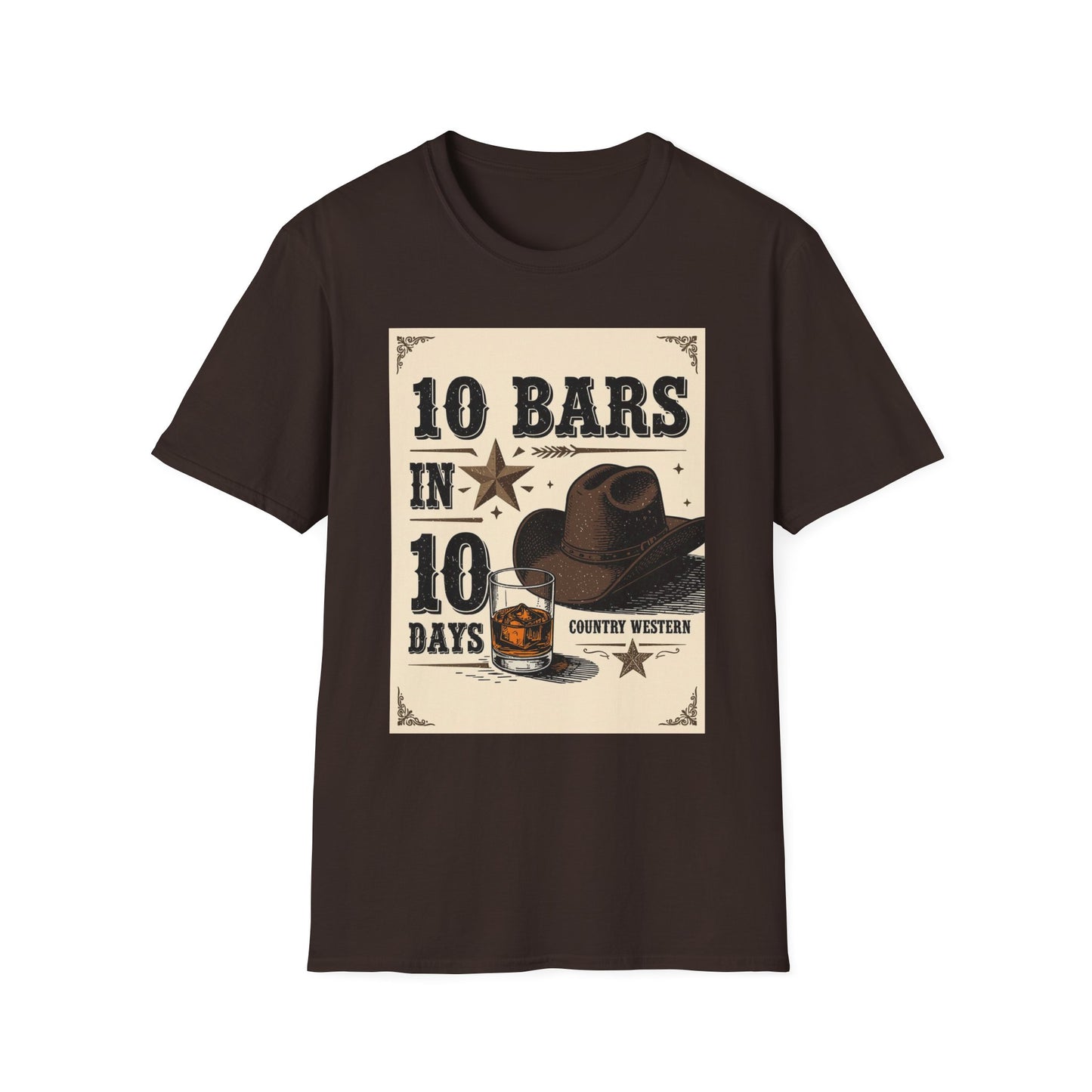 10 bars In 10 Days Western Boho, Unisex T-Shirt,