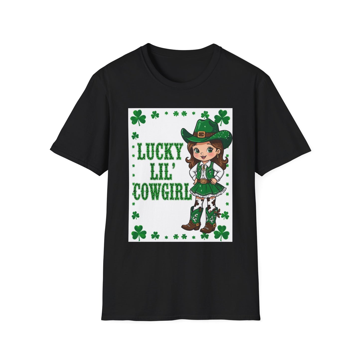 Lucky Lil Cowgirl Western Boho, Unisex T-Shirt,