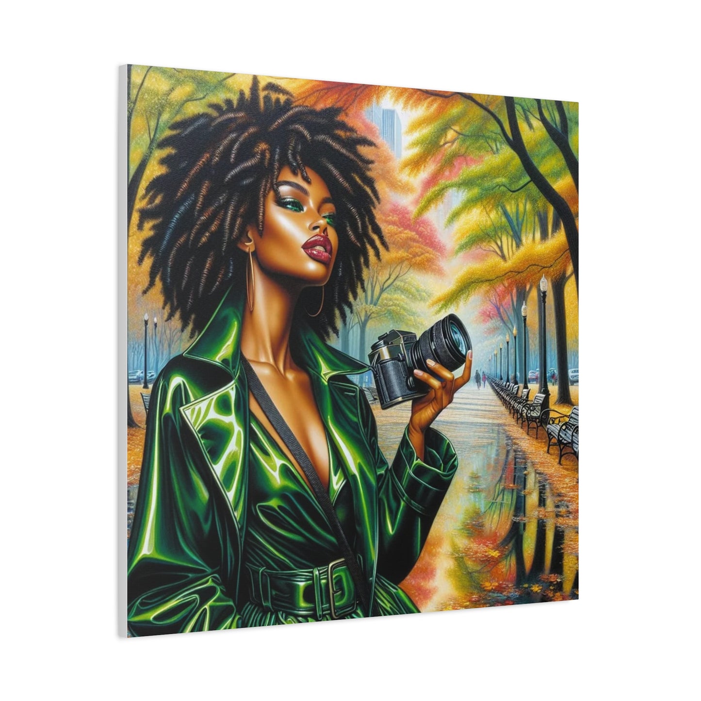 Beautiful Black Woman Canvas Art