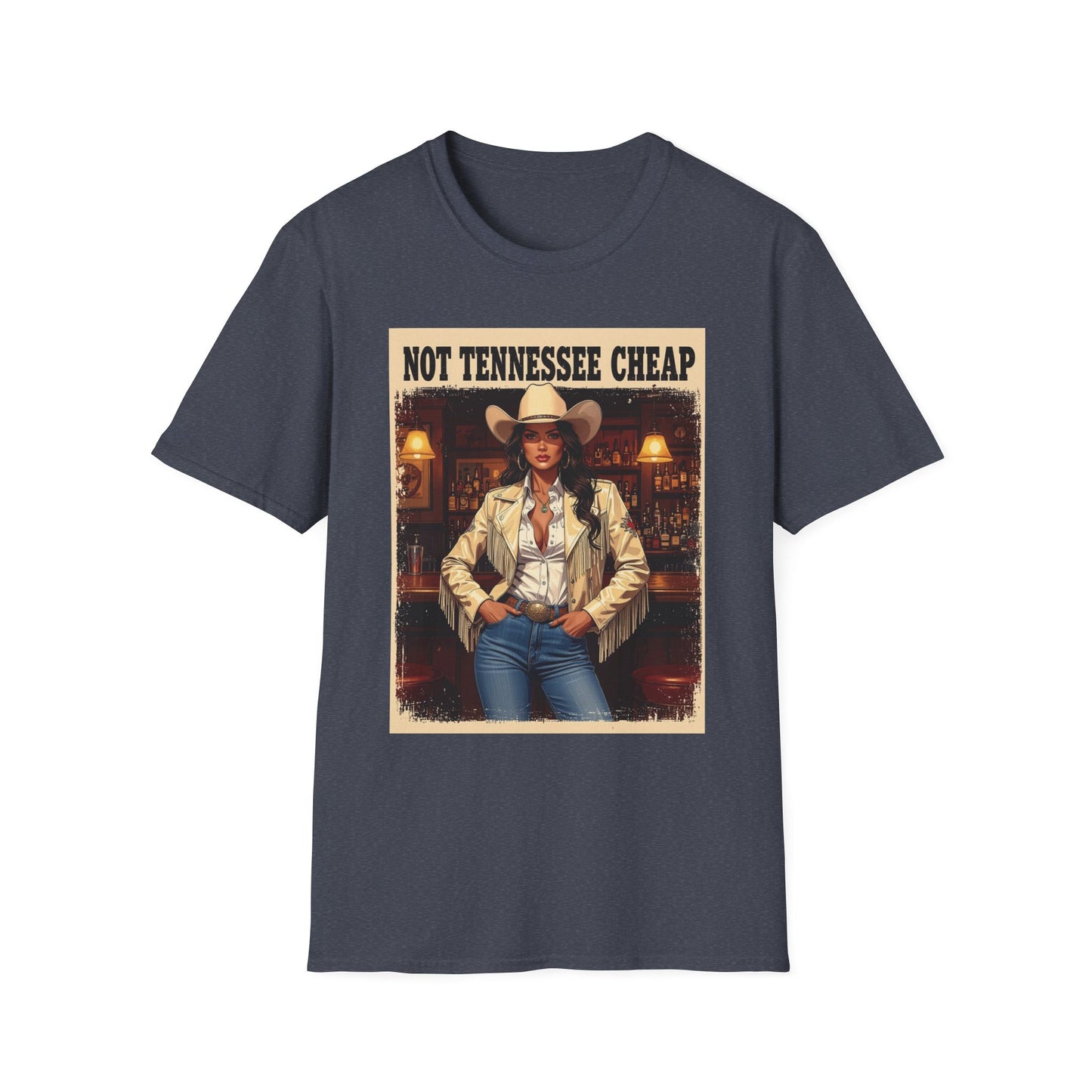 Not Tennessee Cheap Western Boho, Unisex T-Shirt,