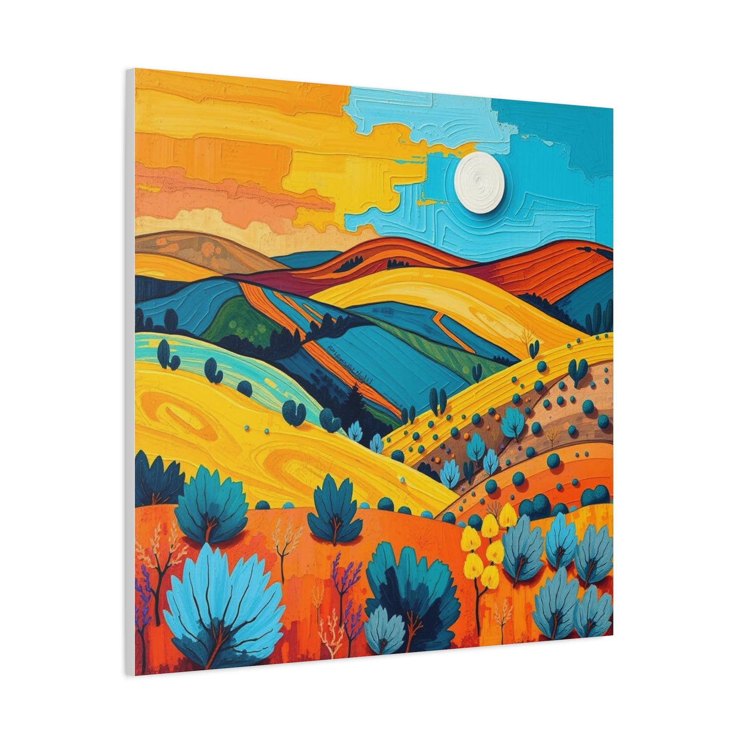 Canvas Print -Abstract 1 Southwest Landscape Wall Art