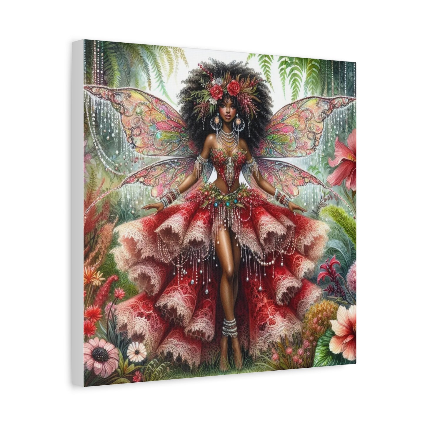 Beautiful Black Woman Canvas Art