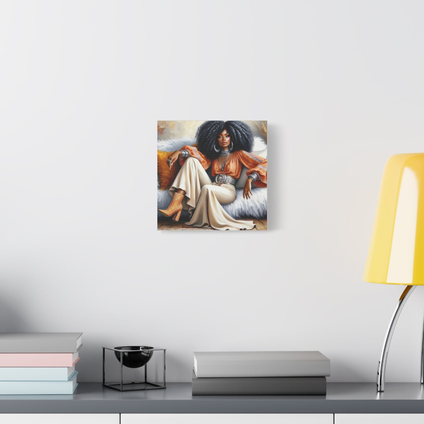 Beautiful Black Woman Canvas Art