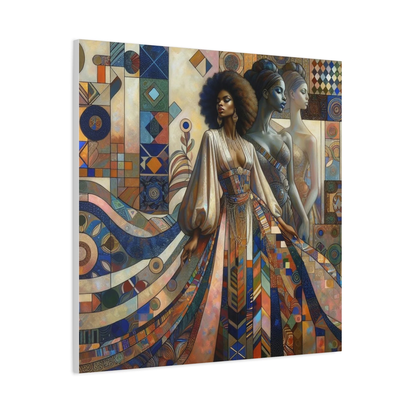 Beautiful Black Woman Canvas Art