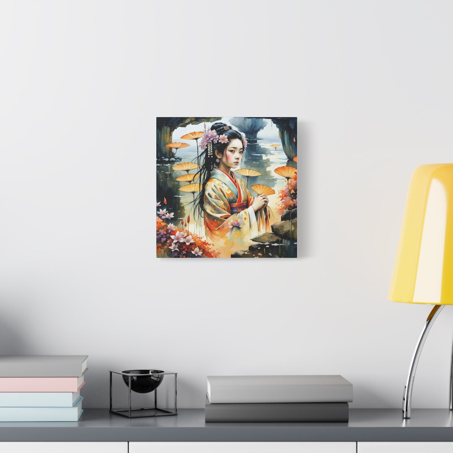 Beautiful Woman Asian Abstract Art