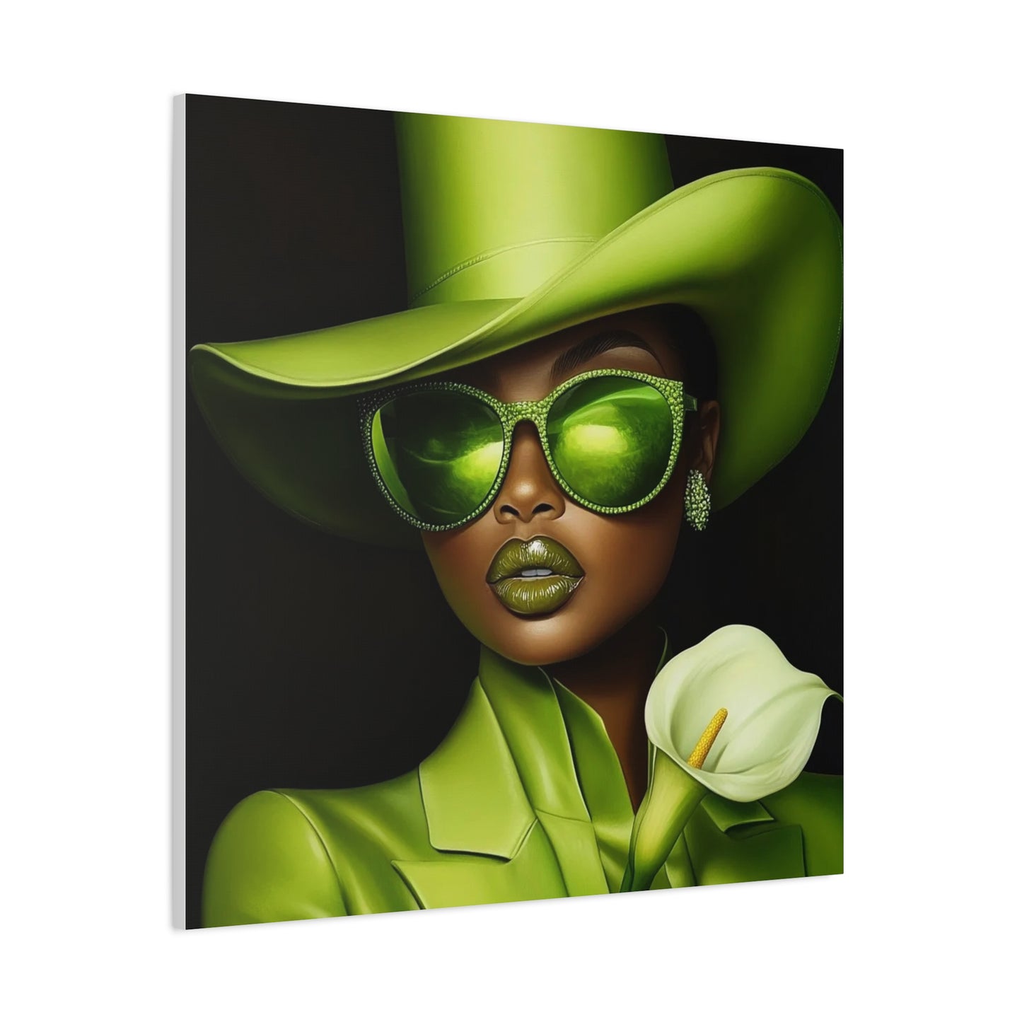 Beautiful Black Woman Canvas Art
