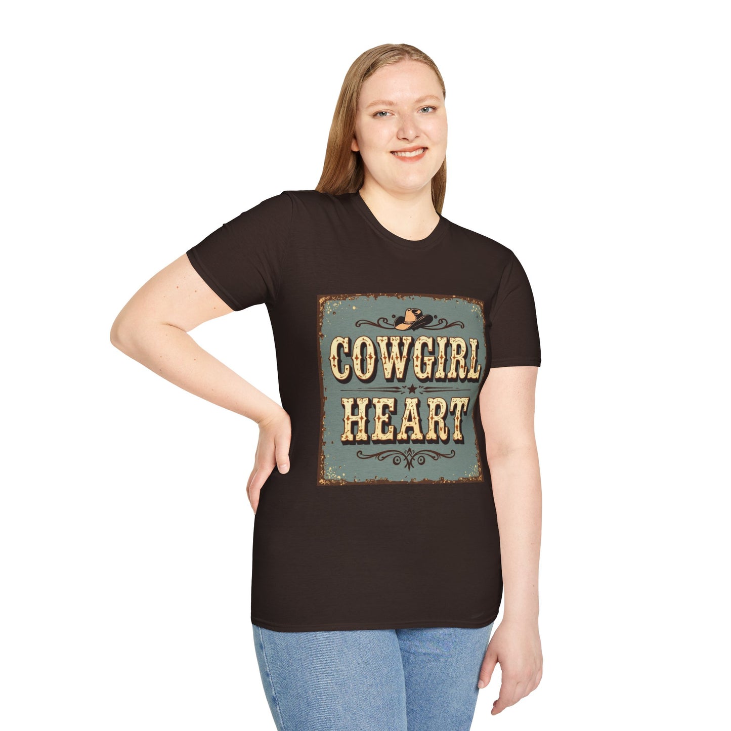 Cowgirl Heart Western Boho, Unisex T-Shirt,